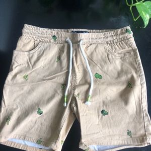 Raw Yarn Shorts